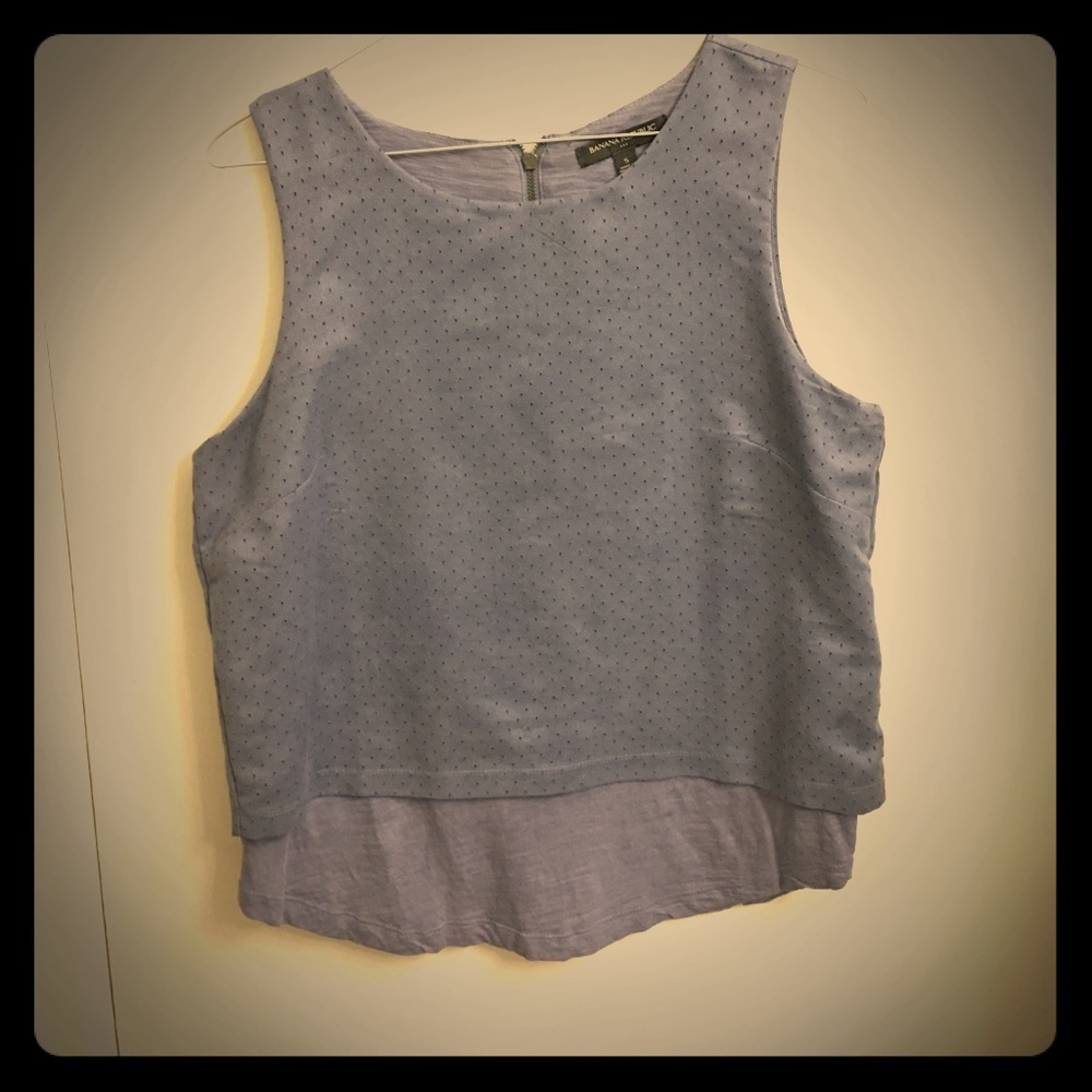 Blue J. Crew tank blouse